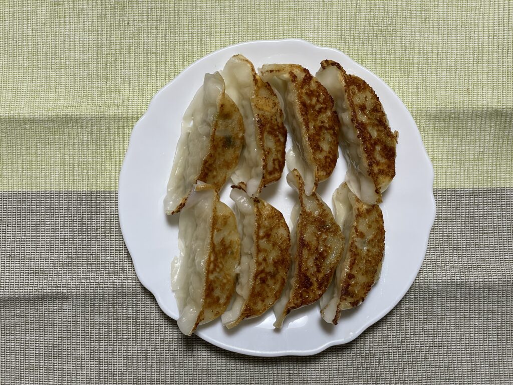 ビオラル野菜餃子焼き上がり