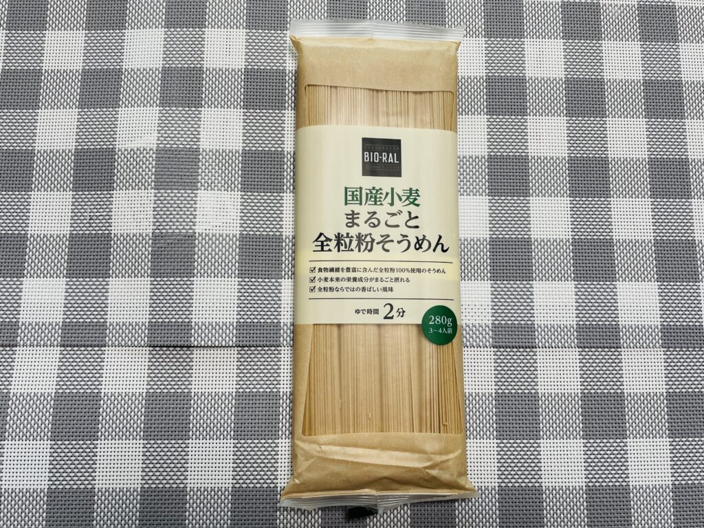 ビオラル　国産小麦丸ごと全粒粉そうめん
