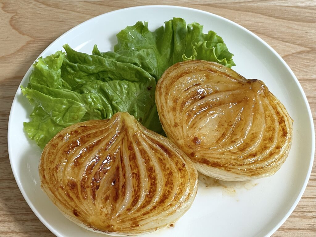 新玉ねぎステーキ完成
