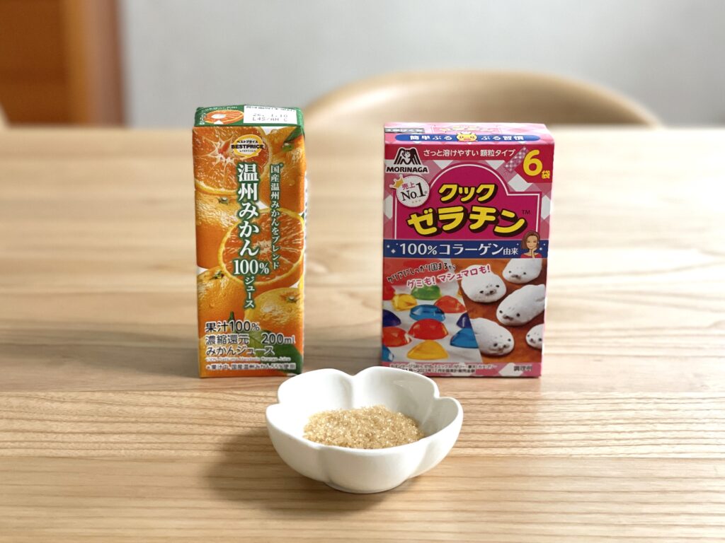 ゼラチングミの材料