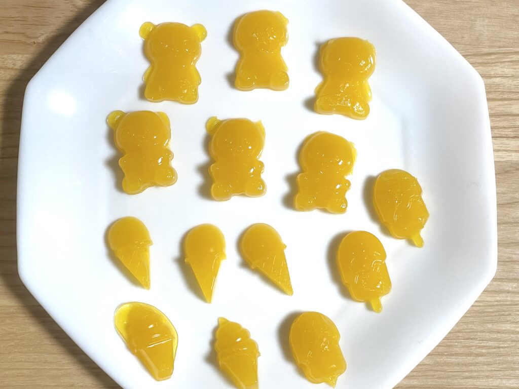 ゼラチン10gのグミ