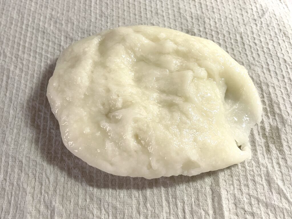 生地を取り出したところ