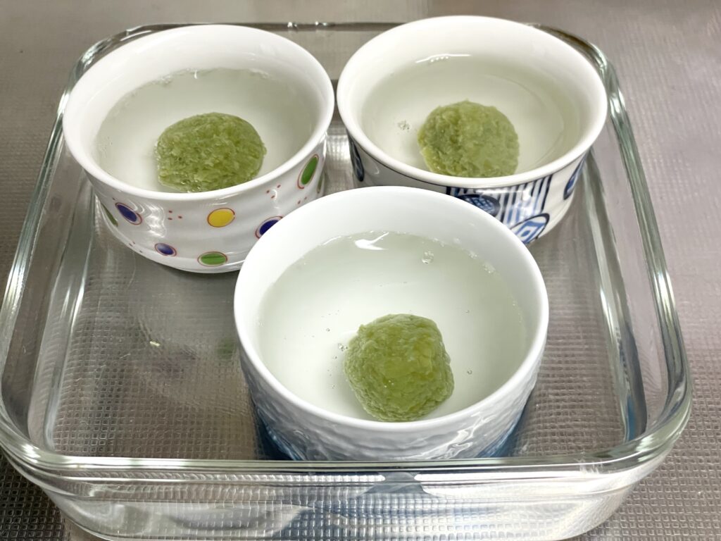 ずんだ水まんじゅう