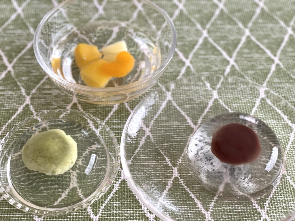 アレンジ水まんじゅう