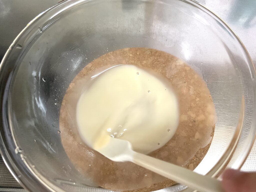 鶏がらスープをとかす