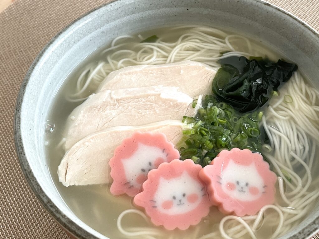 超カンタンチキンにゅうめん