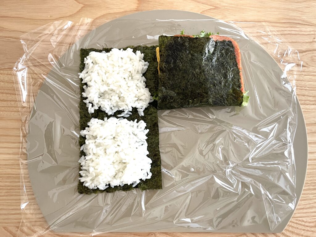 パタパタ折りたたみ『おにぎらず』