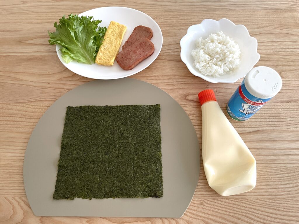 スパムおにぎらず 材料