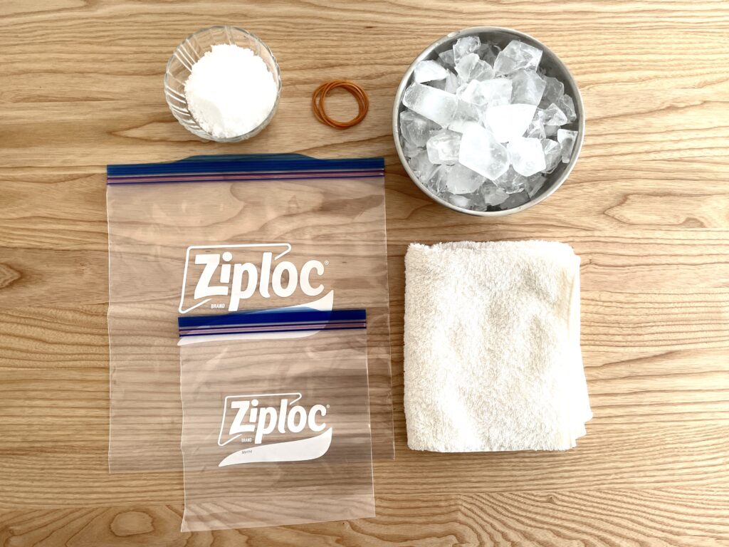 アイスクリーム作りに必要なもの