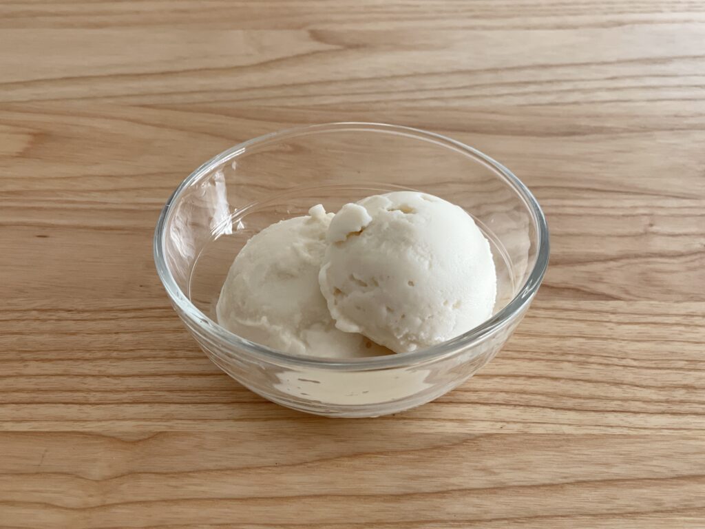 アイスクリーム出来上がり