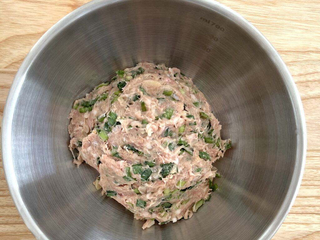 だいこん餃子の肉ダネ