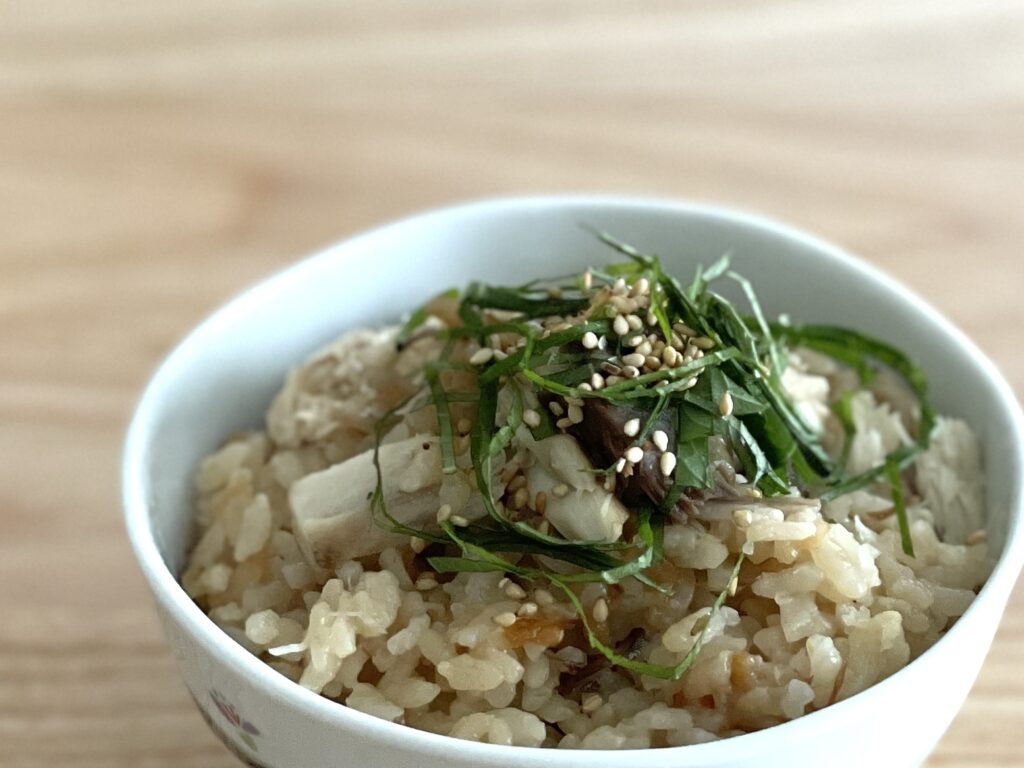 冷凍サバご飯
